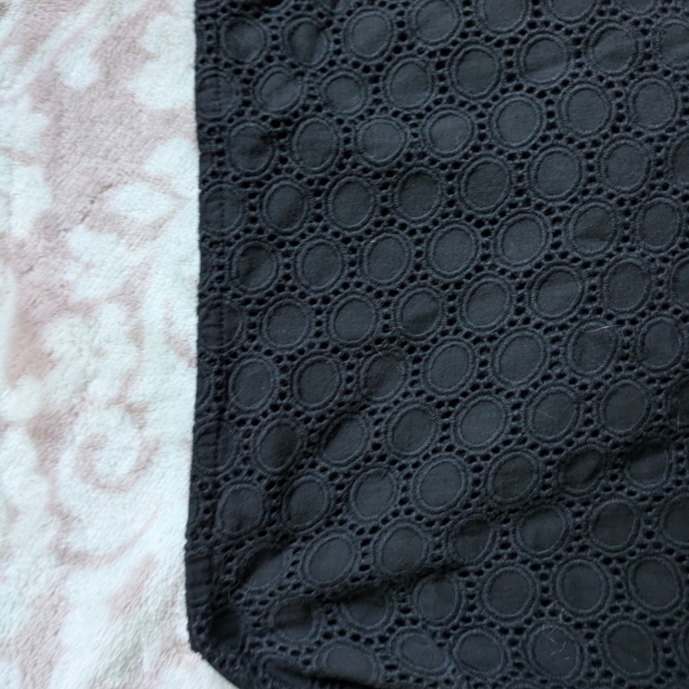 Garnet Hill Black Eyelet Dress - Picture 12 of 13